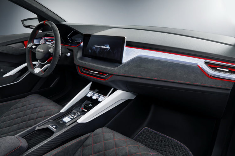 Skoda Vision RS Concept intérieur tableau de bord