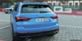 Audi Q3 bleu turbo