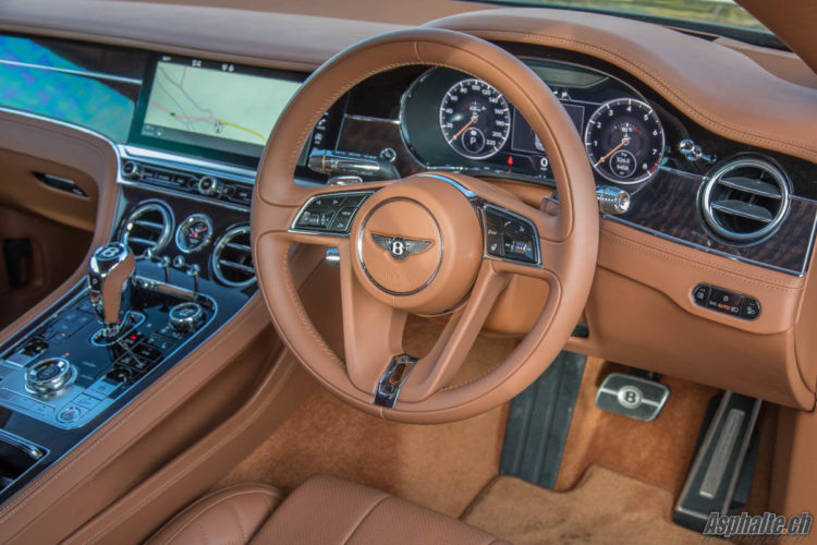 Essai Bentley Continental GT mk3 intérieur