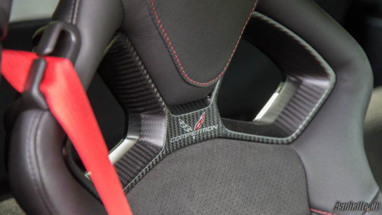 Essai Corvette Grand Sport Torch Red Sièges Sport Competition Carbone