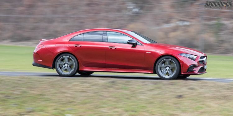 Essai Mercedes AMG CLS 53 4Matic+ Jacinth Rot