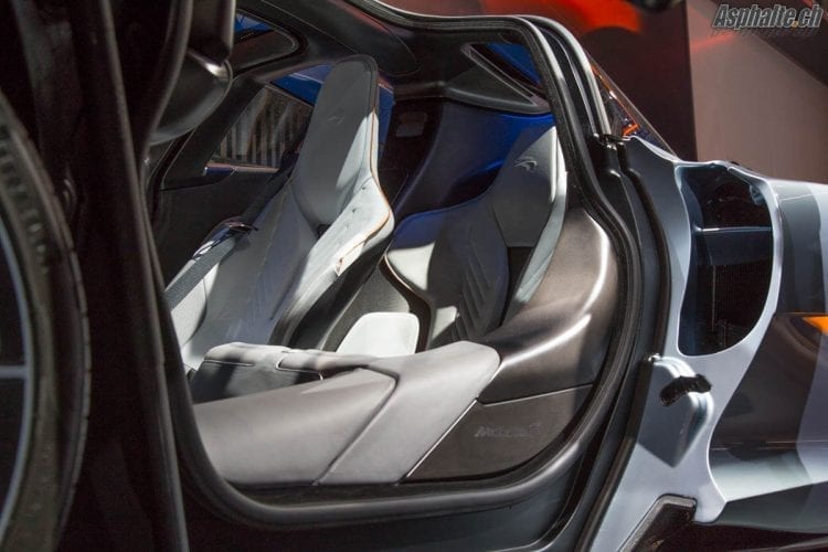 McLaren Speedtail Salon Genève 2019 intérieur sièges