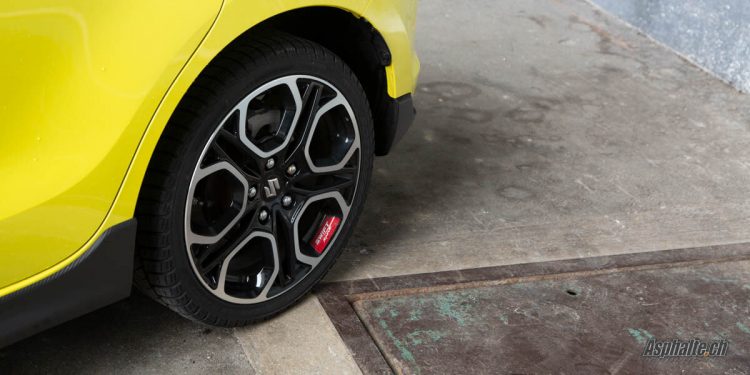 Essai Suzuki Swift Sport jante