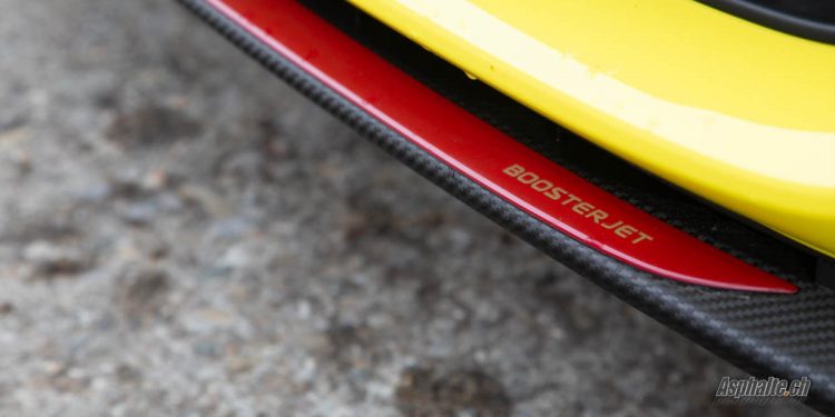 Essai Suzuki Swift Sport spoiler carbone