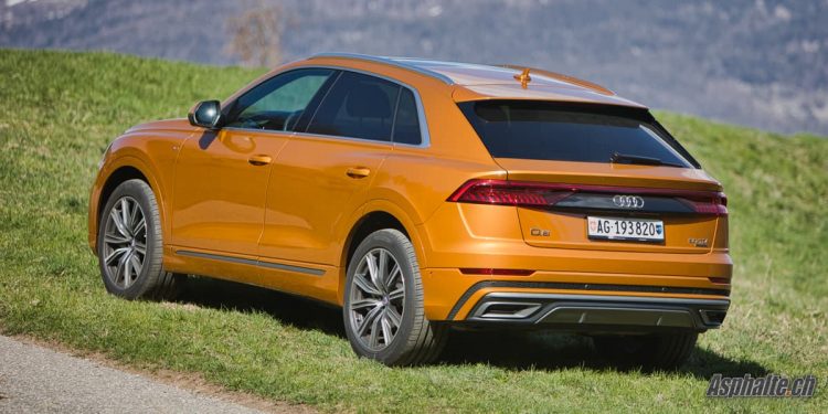Essai Audi Q8 50 TDI Orange Dragon