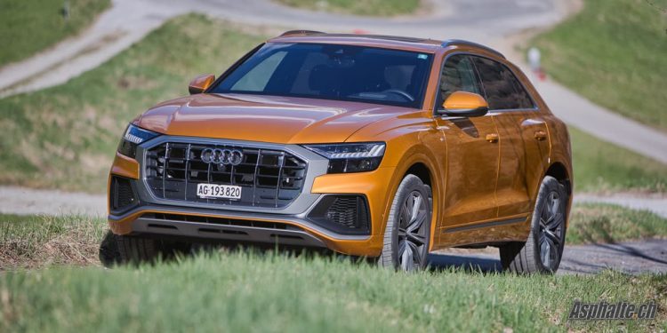 Essai Audi Q8 50 TDI Orange Dragon