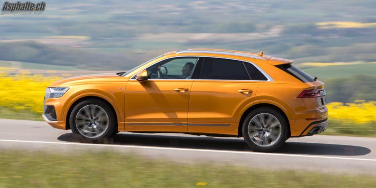Essai Audi Q8 50 TDI Orange Dragon