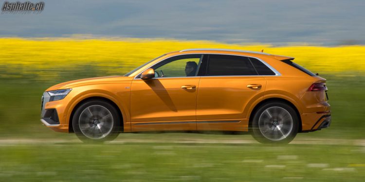 Essai Audi Q8 50 TDI Orange Dragon