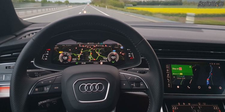 Essai Audi Q8 50 TDI intérieur MMI