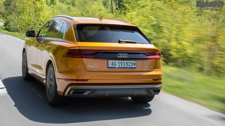 Essai Audi Q8 50 TDI Orange Dragon