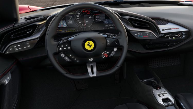  Ferrari SF90 Stradale steering wheel dashboard