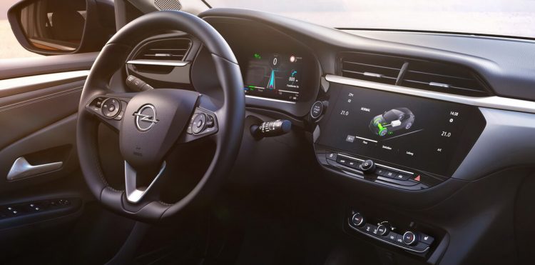 Opel Corsa-e intérieur tableau de bord