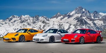 Essai Porsche 996 997 991 GT3