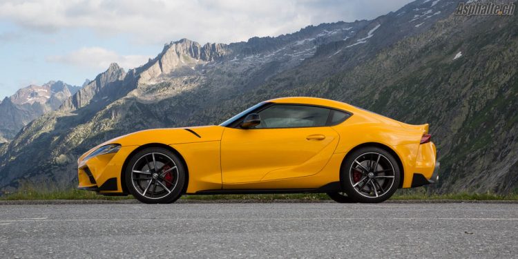 Essai Toyota Supra A90 Lightning Nitro Yellow