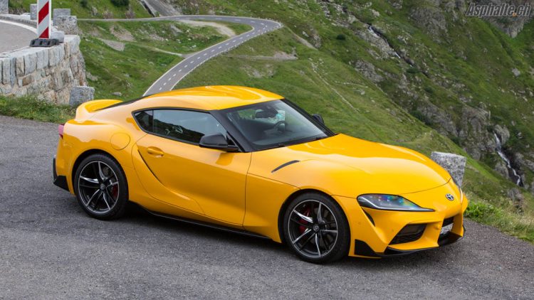 Essai Toyota Supra A90 Lightning Nitro Yellow