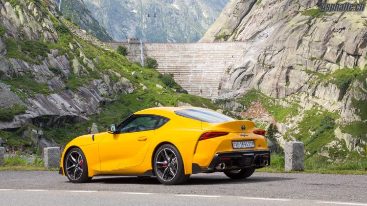 Essai Toyota Supra A90 Lightning Nitro Yellow