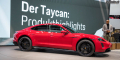 Porsche Taycan Turbo Sport Design Rouge Red