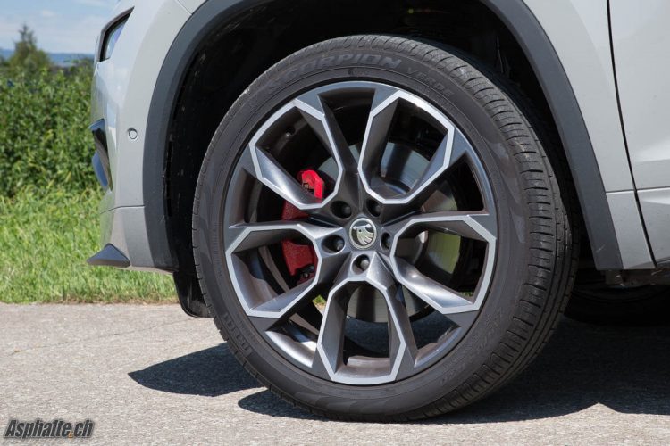 Essai Skoda Kodiaq RS roue 20 pouces