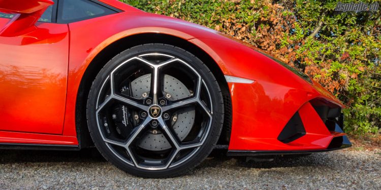 Essai Lamborghini Huracan Evo roues freins