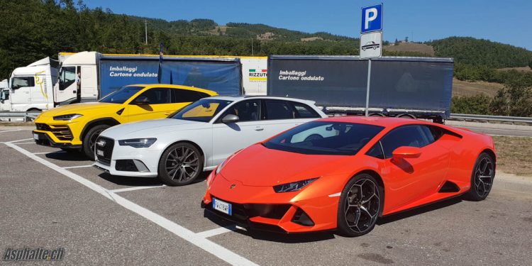 Essai Lamborghini Huracan Evo RS6 Urus
